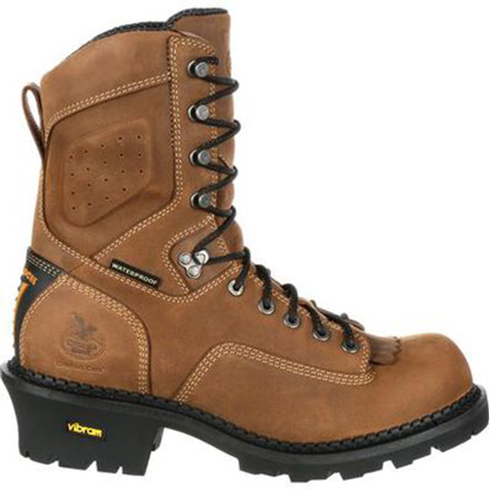 Georgia Boot Comfort Core Logger Waterproof Work Boots with Composite Toe from GME Supply